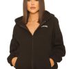 Truien LA Sisters | Essential Zipper Hoodie 2.0 Black