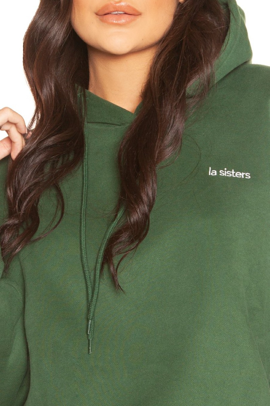 Truien LA Sisters | Essential Hoodie Green