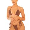 Zwemkleding LA Sisters | Triangle Towel Bikini Brown