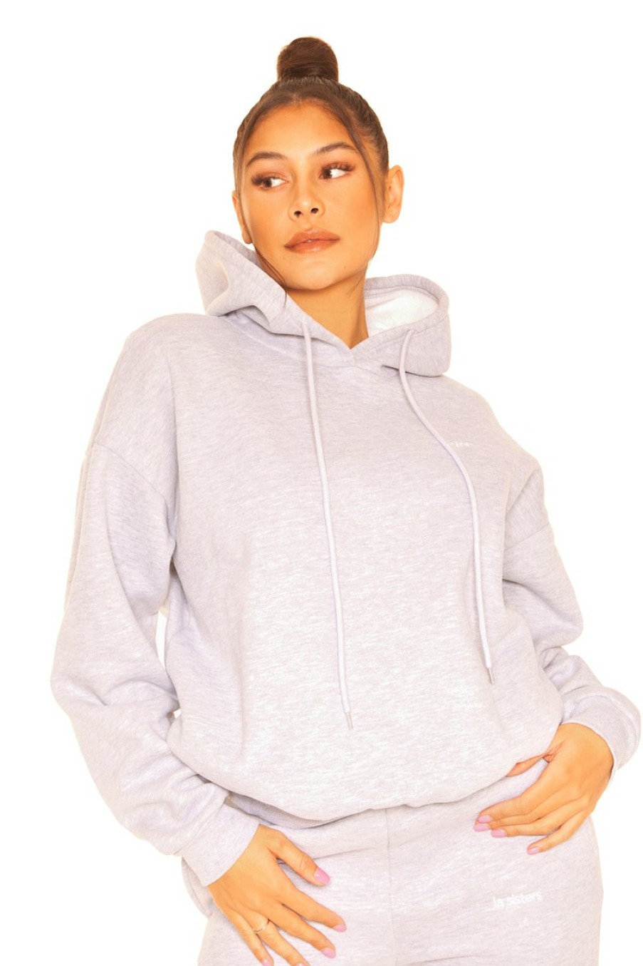 Truien LA Sisters | Essential Hoodie Grey