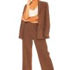 Two Pieces LA Sisters | Oversized Statement Suit Brown