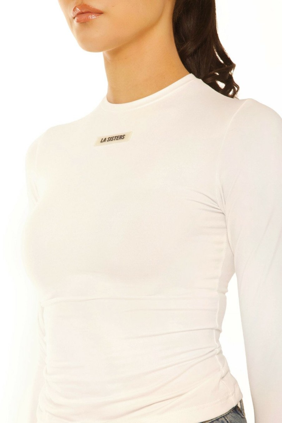 Tops LA Sisters | Long Sleeve Essential Top White