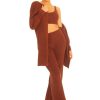 Two Pieces LA Sisters | Fluffy Lounge Three Piece Brown