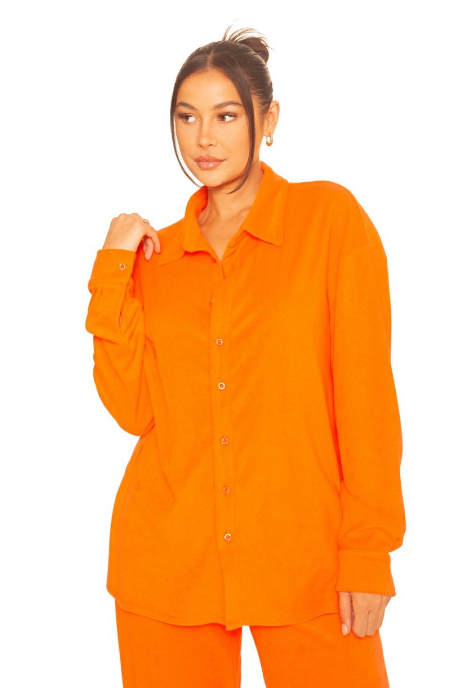 Blouses LA Sisters | Towel Blouse Orange