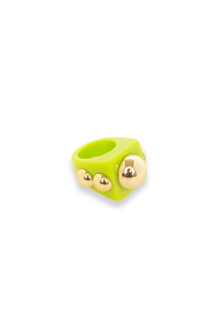 Sieraden LA Sisters | Statement Ring Green