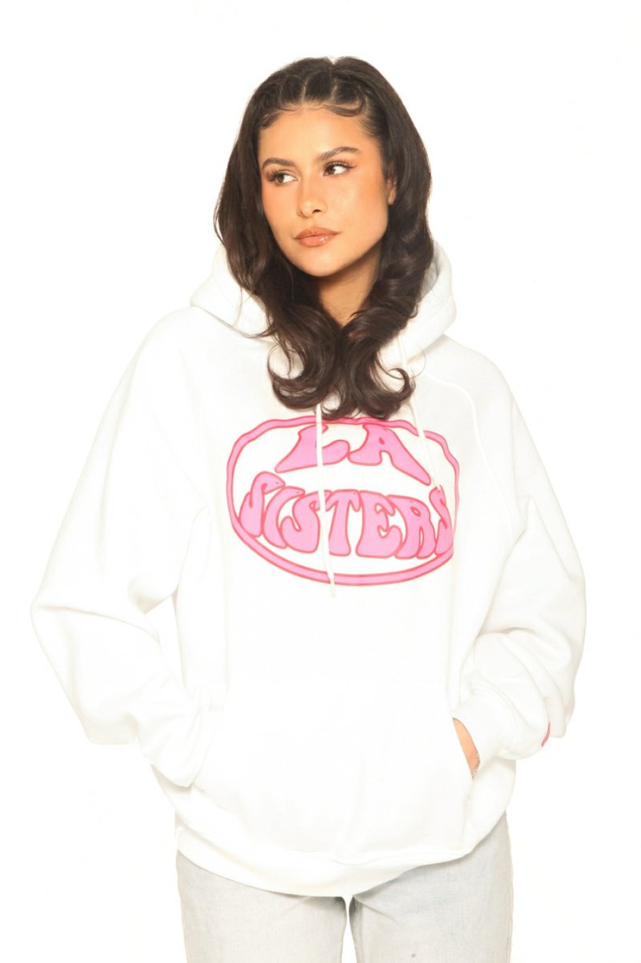 Truien LA Sisters | Bubblegum Hoodie