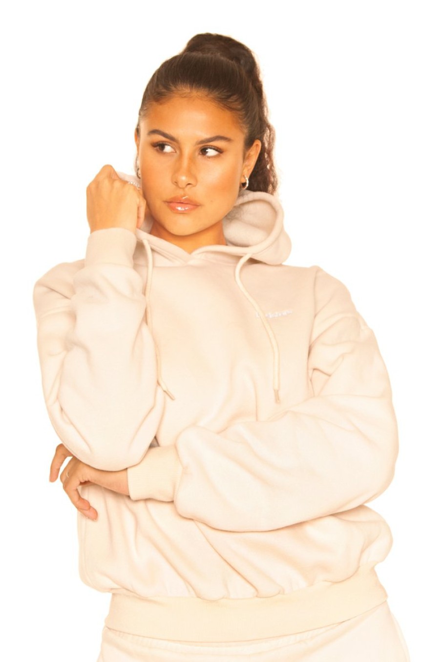 Truien LA Sisters | Essential Hoodie Creme