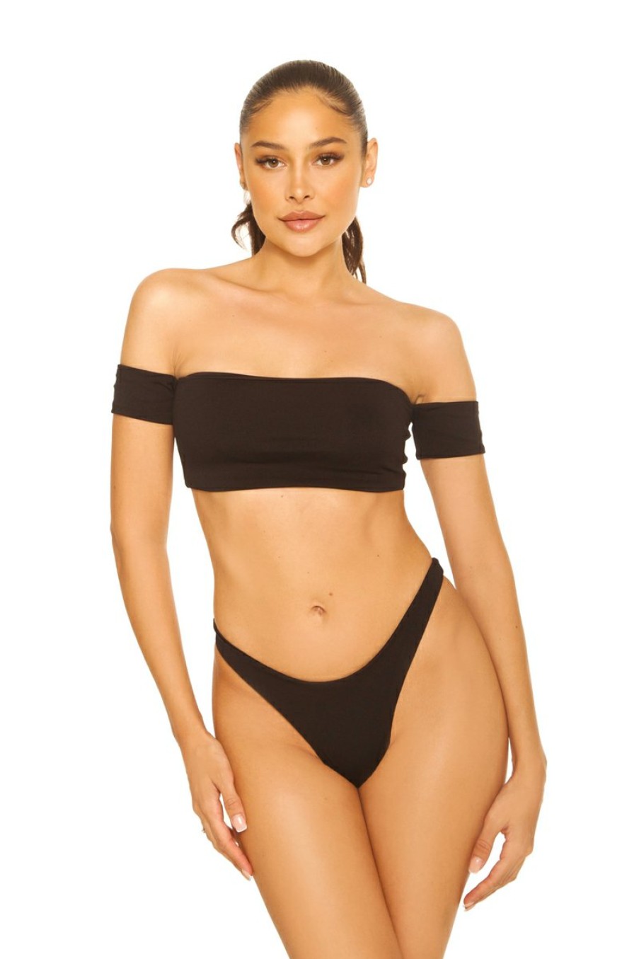 Zwemkleding LA Sisters | Bandeau Off-Shoulder Bikini