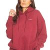 Truien LA Sisters | Essential Hoodie Burgundy