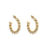 Sieraden LA Sisters | Twist Hoop Earrings