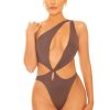 Zwemkleding LA Sisters | Twist Swimsuit Chocolate