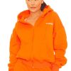 Truien LA Sisters | Essential Zipper Hoodie 2.0 Orange