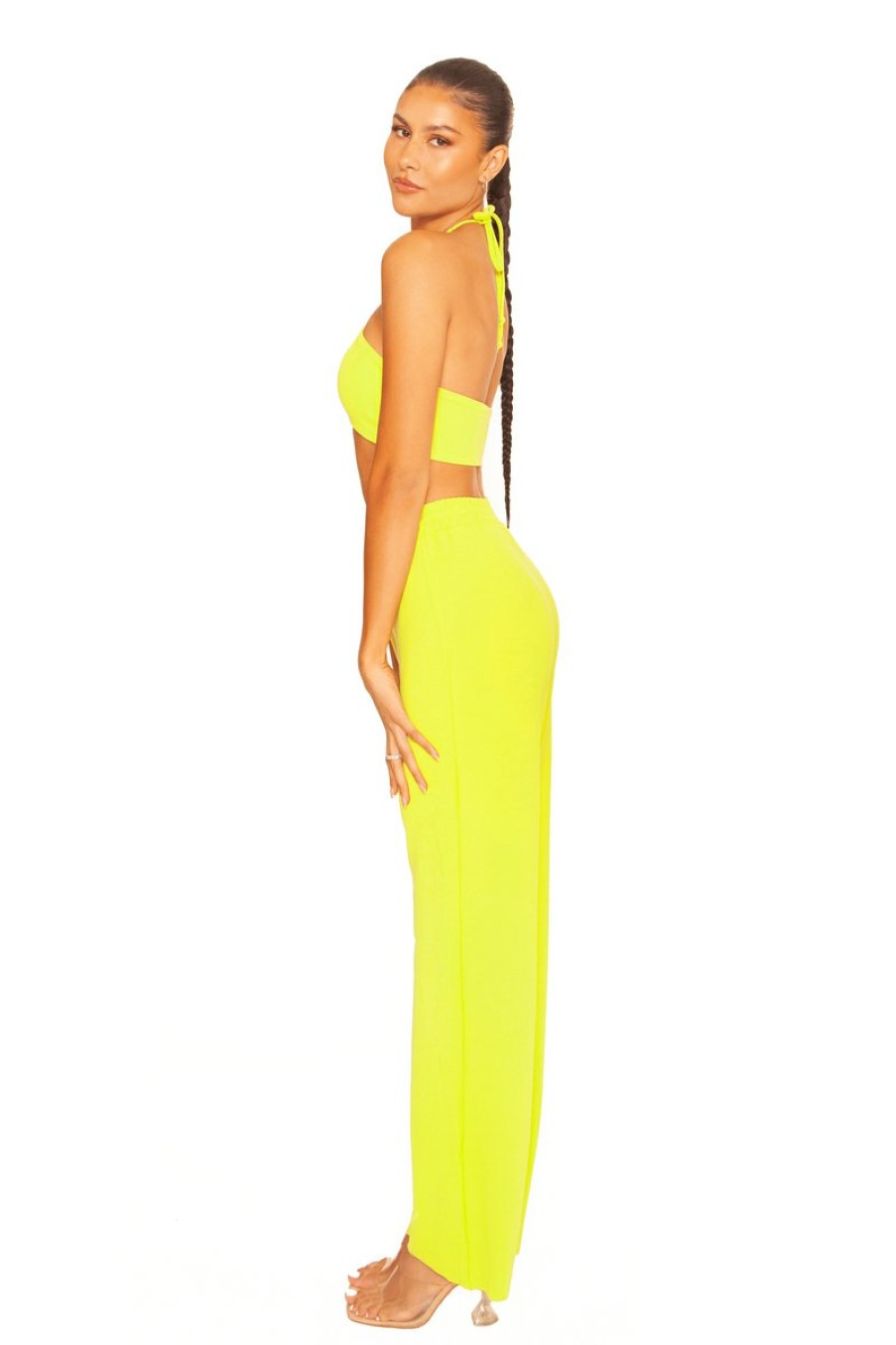 Two Pieces LA Sisters | Fine Ribbed Two Piece Lime